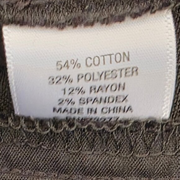 Women's Croft & Barrow Effortless Stretch Pull-On Straight-Leg Pants 12 Regular - Picture 3 of 5